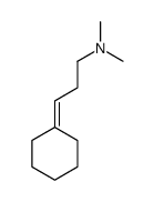 3-cyclohexylidene-N,N-dimethylpropan-1-amine结构式