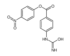 (4-nitrophenyl) 4-(carbamoylamino)benzoate结构式