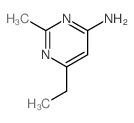 4-Pyrimidinamine,6-ethyl-2-methyl- Structure