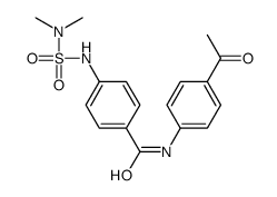 N-(4-acetylphenyl)-4-(dimethylsulfamoylamino)benzamide Structure