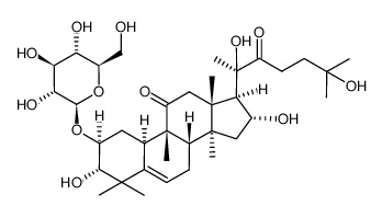 2-O-β-D-glucopyranosido-23,24-dihydrocucurbitacin F Structure
