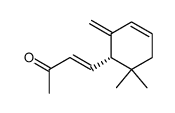 (+)-(6S)-3,4-didehydro-γ-ionone结构式