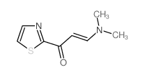(E)-3-(dimethylamino)-1-(1,3-thiazol-2-yl)prop-2-en-1-one结构式