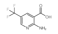 2-氨基-5-(三氟甲基)烟酸结构式