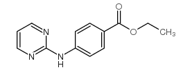 4-(嘧啶-2-基氨基)苯甲酸乙酯结构式