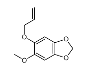 5-methoxy-6-prop-2-enoxy-1,3-benzodioxole结构式