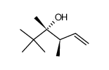 (3R,4R)-2,2,3,4-tetramethyl-5-hexene-3-ol结构式
