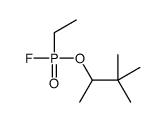 3-[ethyl(fluoro)phosphoryl]oxy-2,2-dimethylbutane Structure