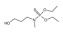 diethylthiophosphoramidate de N-methyle et de N-(hydroxy-3 propyle)结构式