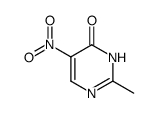 2-Methyl-5-nitropyrimidin-4(1H)-one Structure