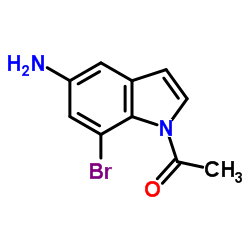 1-(5-Amino-7-bromo-1H-indol-1-yl)ethanone picture