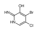 2-氨基-4-溴-5-氯-3-羟基吡啶结构式