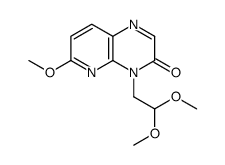4-(2,2-DIMETHOXYETHYL)-6-METHOXYPYRIDO[2,3-B]PYRAZIN-3(4H)-ONE结构式