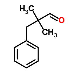 2,2-Dimethyl-3-phenylpropanal Structure