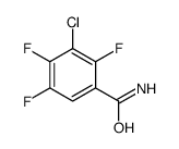 3-chloro-2,4,5-trifluorobenzamide Structure