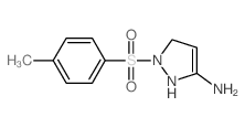 1H-Pyrazol-3-amine,2,5-dihydro-1-[(4-methylphenyl)sulfonyl]- Structure
