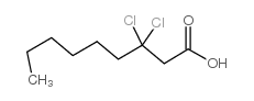 2,2-Dichlorooctanoic acid Structure