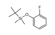tert-butyl(2-fluorophenoxy)dimethylsilane结构式