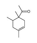 1-(1,4,6-trimethylcyclohex-3-en-1-yl)ethanone结构式