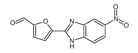 5-(6-nitro-1H-benzimidazol-2-yl)furan-2-carbaldehyde Structure