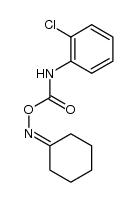 cyclohexanone O-((2-chlorophenyl)carbamoyl) oxime结构式