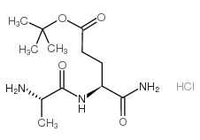 H-Ala-Glu(OtBu)-NH2 · HCl structure