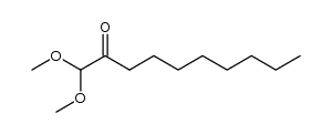 1,1-dimethoxy-decan-2-one Structure