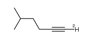 [1-D1]-5-methyl-1-hexyne结构式