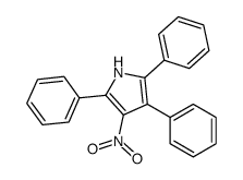 3-nitro-2,4,5-triphenyl-1H-pyrrole Structure