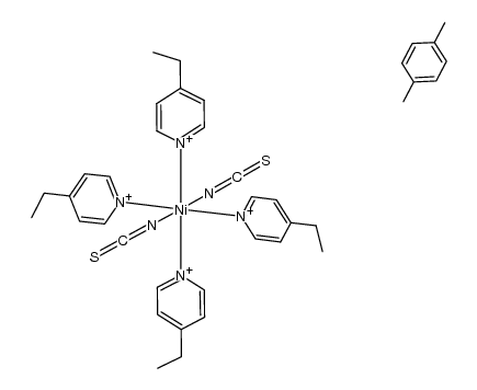 {Ni(SCN)2(4-C2H5C5H4N)4} * p-xylene Structure