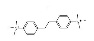 hexa-N-methyl-bibenzyl-4,4'-diyl-di-ammonium, diiodide Structure