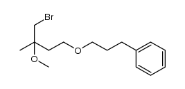 1-[3-(4-bromo-3-methoxy-3-methylbutoxy)propyl]benzene Structure