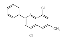 4,8-Dichloro-6-methyl-2-phenylquinoline Structure