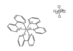 tris(2,2'-dipyridyl)ruthenium(II) hexachloroplumbate结构式