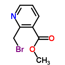 2-(溴甲基)烟酸甲酯结构式