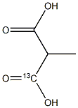 Methylmalonic acid-13C4 Structure