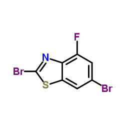 2,6-Dibromo-4-fluorobenzo[d]thiazole Structure