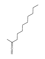 3-methyldodeca-1,2-diene结构式