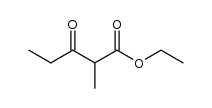 2-methyl-3-oxopentanoic acid ethyl ester Structure