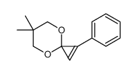 6,6-dimethyl-2-phenyl-4,8-dioxaspiro[2.5]oct-1-ene Structure