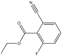 Ethyl2-cyano-6-fluorobenzoate结构式