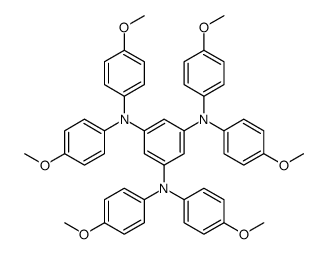 1-N,1-N,3-N,3-N,5-N,5-N-hexakis(4-methoxyphenyl)benzene-1,3,5-triamine Structure