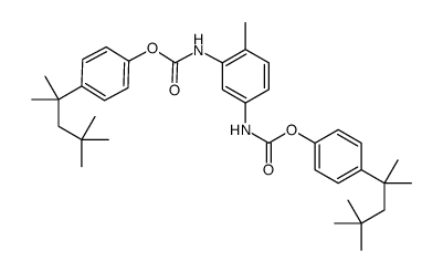 toluene-2,4-di(carbamic acid (4-(1,1,3,3-tetramethylbutyl)phenyl) ester)结构式