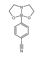 4,5,7,8-tetrahydro-2-(4'-cyanophenyl)-6H-[1,3,6,2]dioxazaborocane Structure