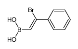 (Z)-(2-Bromo-2-phenylvinyl)boronic acid Structure
