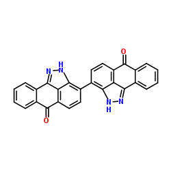 [3,3'-bianthra[1,9-cd]pyrazole]-6,6'(2H,2'H)-dione结构式