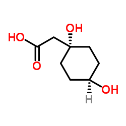 反式-1,4-二羟基环己烷乙酸结构式