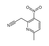 6-甲基-3-硝基-2-吡啶乙腈结构式