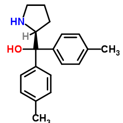 (S)-吡咯烷-2-基-对-甲苯基甲醇结构式