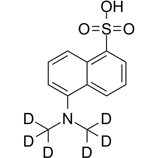 Dansyl Acid-d6 Structure